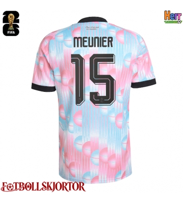 Belgien Thomas Meunier #15 Bortatröja VM 2026 Kortärmad